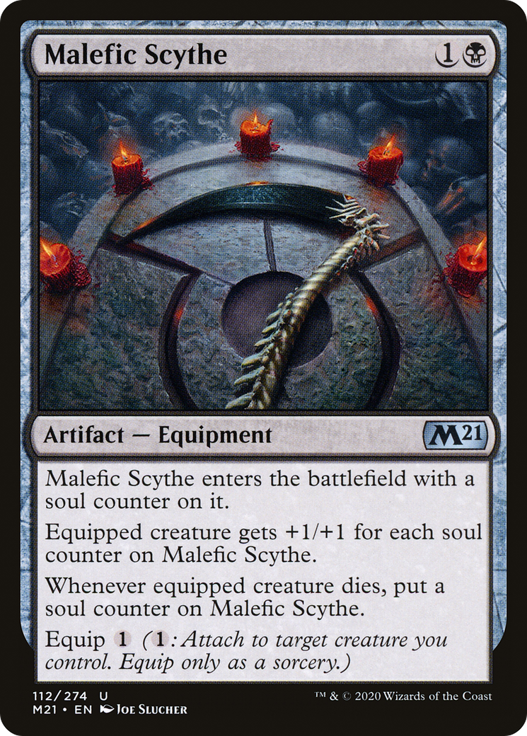 Malefic Scythe [Core Set 2021]-1