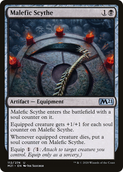 Malefic Scythe [Core Set 2021]-1