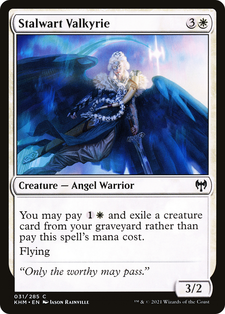 Stalwart Valkyrie [Kaldheim]-1