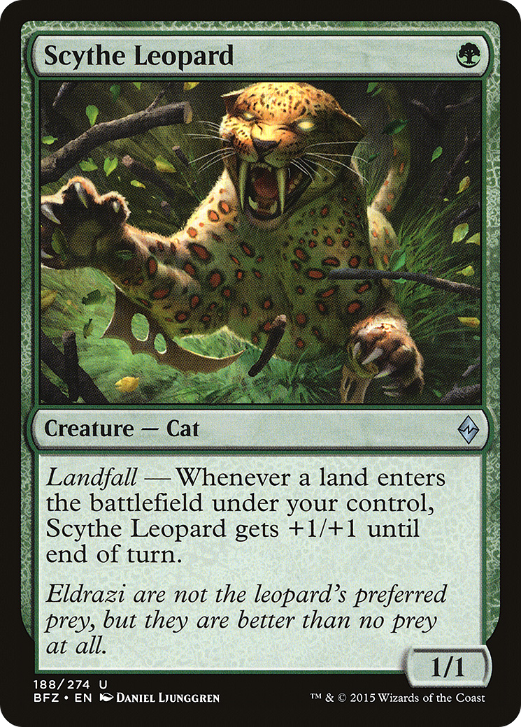 Scythe Leopard [Battle for Zendikar]-1