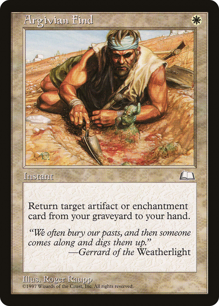 Argivian Find [Weatherlight]-1
