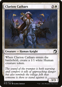 Clarion Cathars [Innistrad: Midnight Hunt]-1