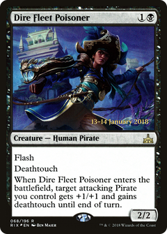 Dire Fleet Poisoner [Rivals of Ixalan Prerelease Promos]-1