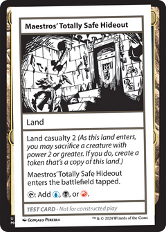 Maestros' Totally Safe Hideout [Mystery Booster 2 Playtest Cards]-1