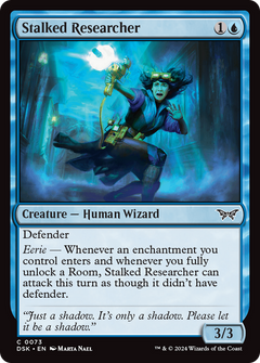 Stalked Researcher [Duskmourn: House of Horror]-1