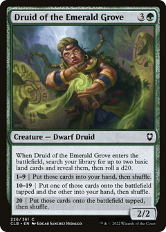 Druid of the Emerald Grove [Commander Legends: Battle for Baldur's Gate]-1