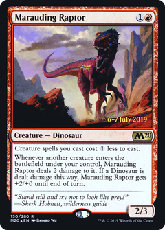 Marauding Raptor [Core Set 2020 Prerelease Promos]-1