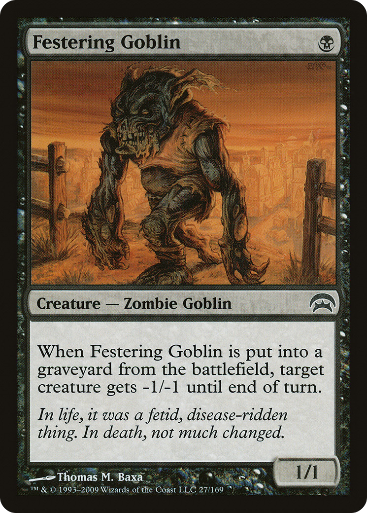 Festering Goblin [Planechase]-1
