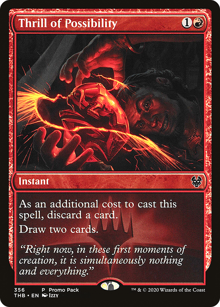 Thrill of Possibility (Promo Pack) [Theros Beyond Death Promos]-1
