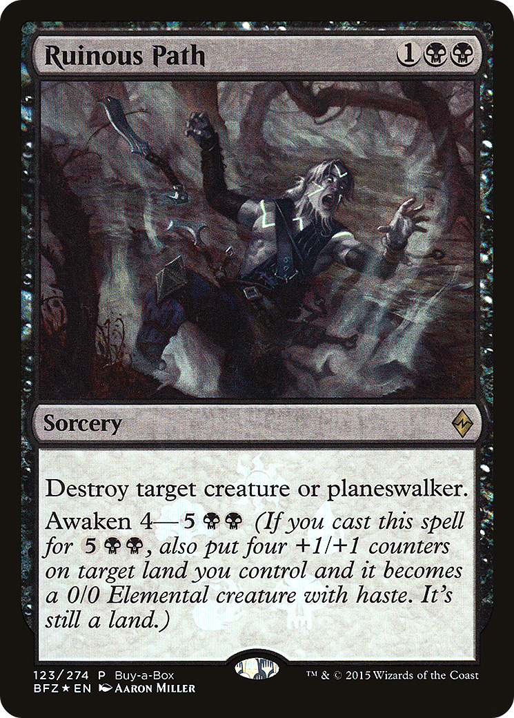 Ruinous Path (Buy-A-Box) [Battle for Zendikar Promos]-1