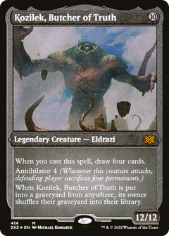 Kozilek, Butcher of Truth (Foil Etched) [Double Masters 2022]-1