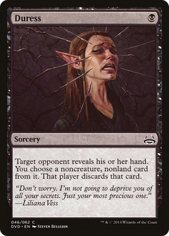 Duress (Divine vs. Demonic) [Duel Decks Anthology]-1