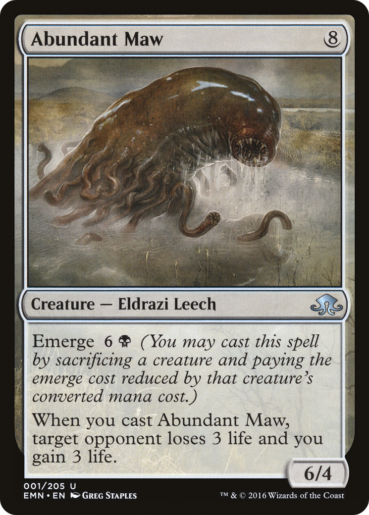 Abundant Maw [Eldritch Moon]-1