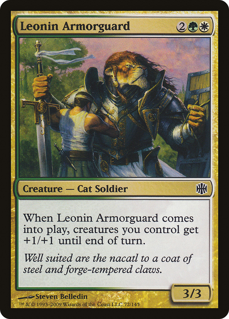 Leonin Armorguard [Alara Reborn]-1