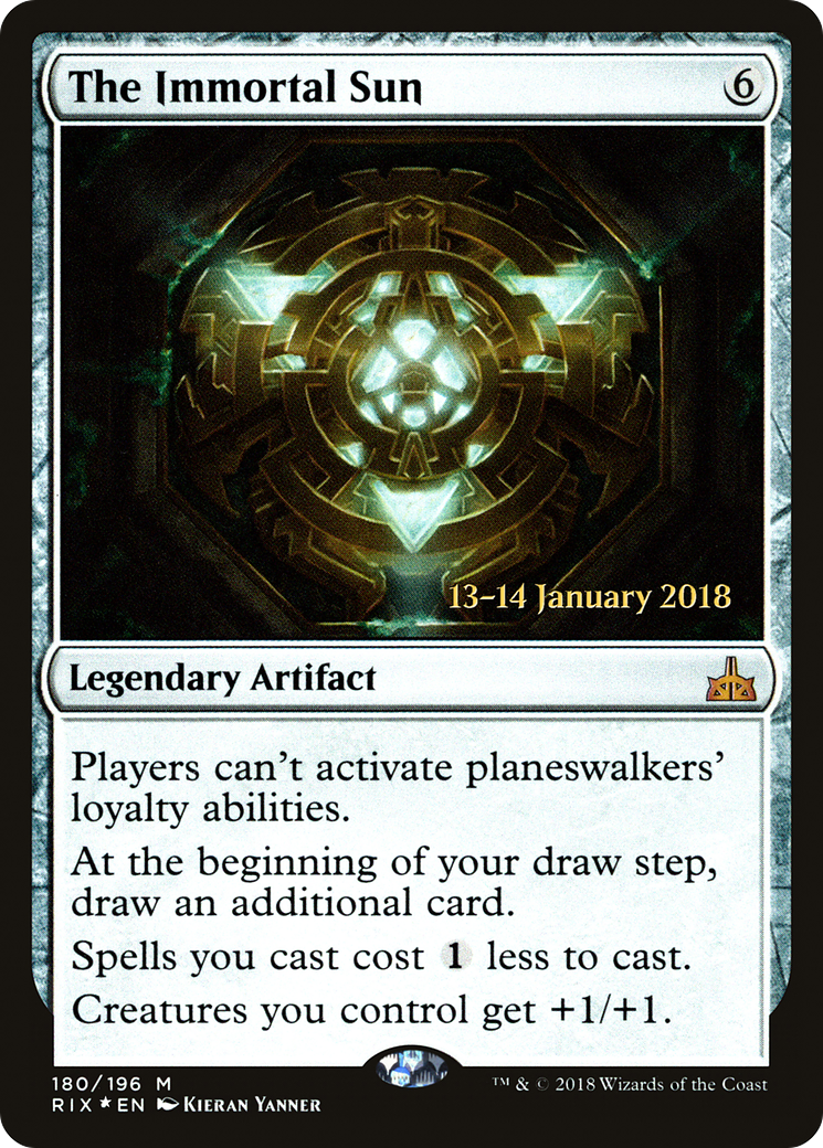 The Immortal Sun [Rivals of Ixalan Prerelease Promos]-1
