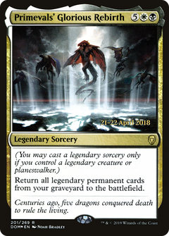 Primevals' Glorious Rebirth [Dominaria Prerelease Promos]-1