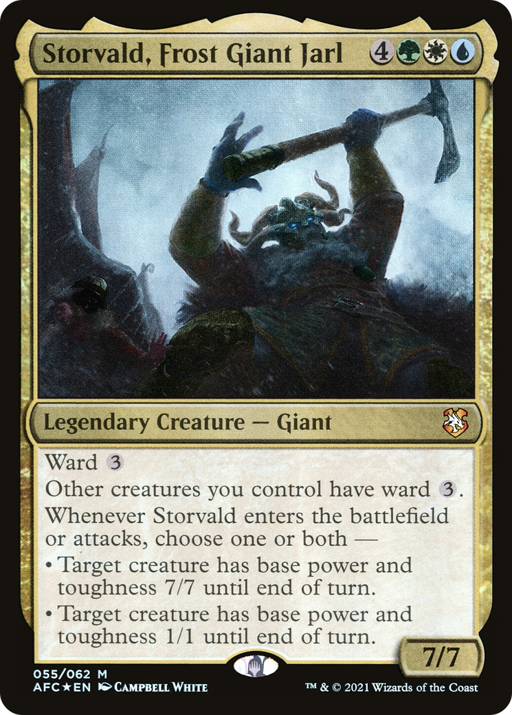 Storvald, Frost Giant Jarl [Dungeons & Dragons: Adventures in the Forgotten Realms Commander]-1