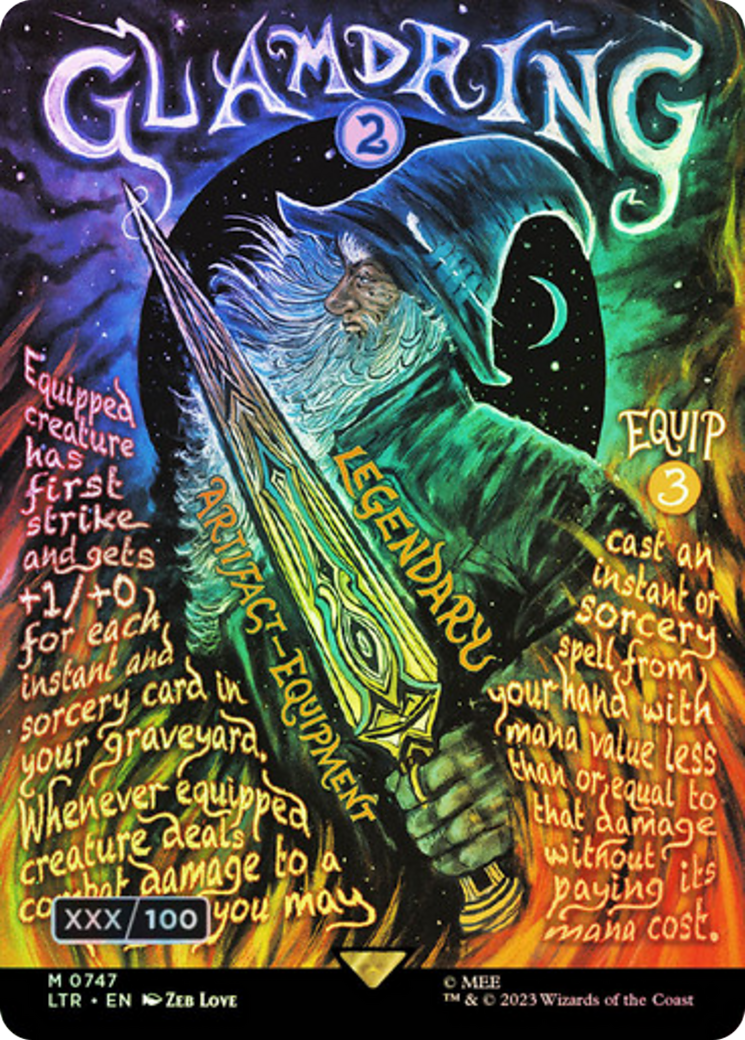 Glamdring (Borderless Poster) (Serialized) [The Lord of the Rings: Tales of Middle-Earth]-1