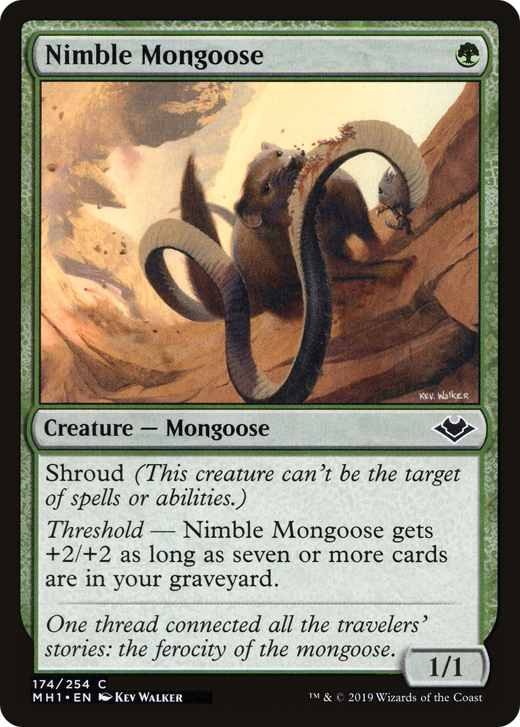 Nimble Mongoose [Modern Horizons]-1