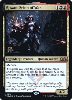 Rowan, Scion of War [Wilds of Eldraine Prerelease Promos]-1