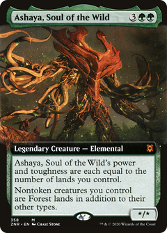 Ashaya, Soul of the Wild (Extended Art) [Zendikar Rising]-1