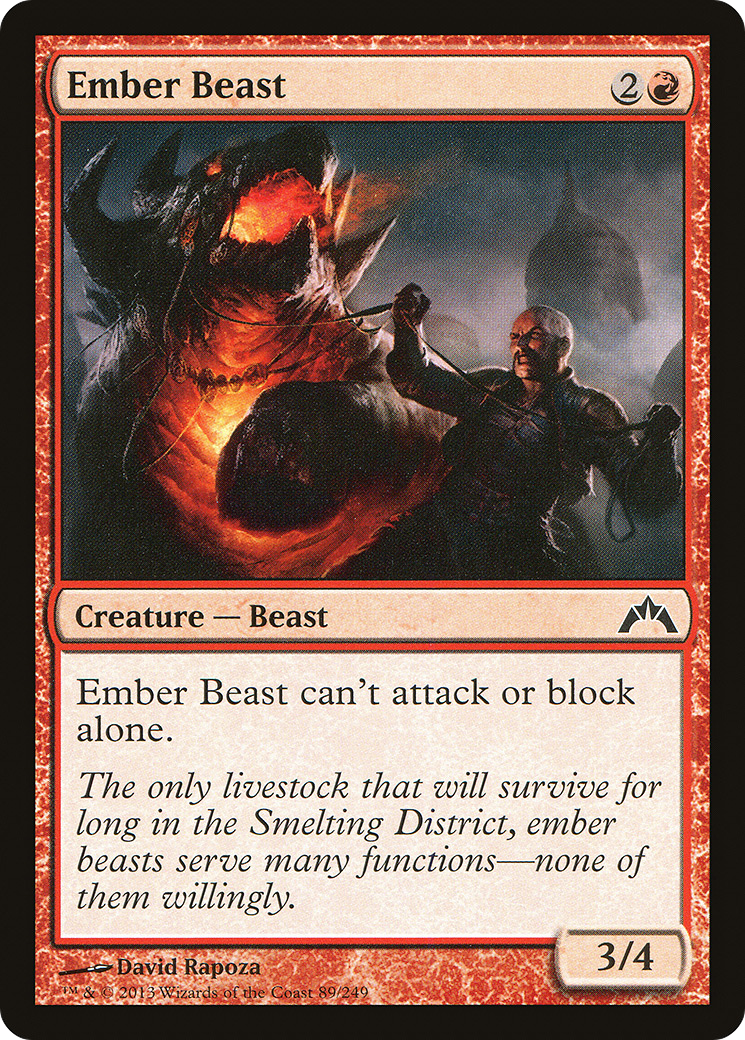 Ember Beast [Gatecrash]-1
