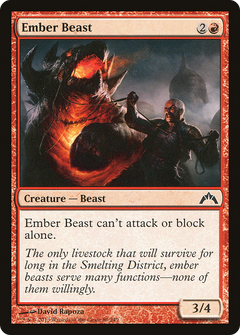 Ember Beast [Gatecrash]-1