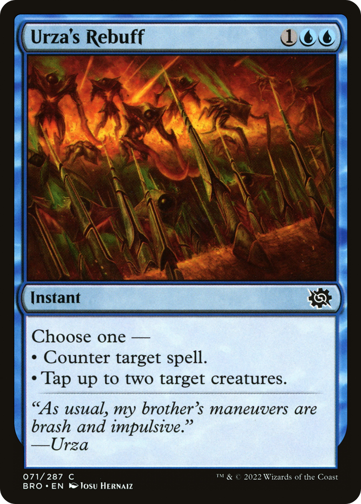 Urza's Rebuff (BRO-071) - The Brothers' War-1