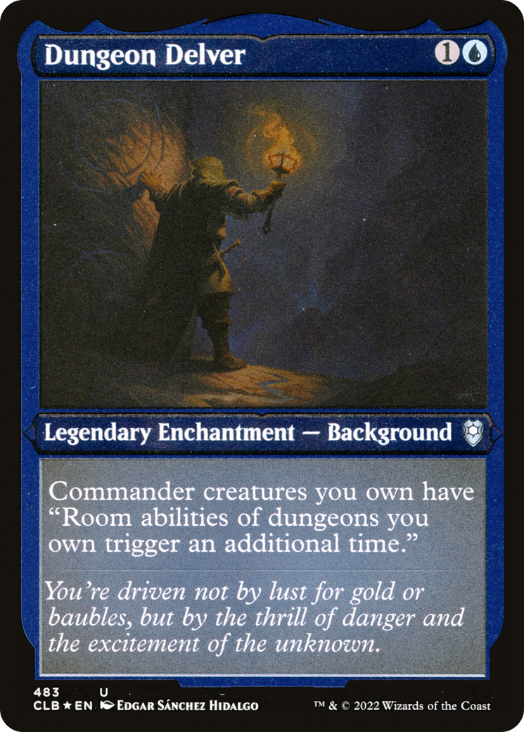 Dungeon Delver (CLB-483) - Commander Legends: Battle for Baldur's Gate Etched Foil-1