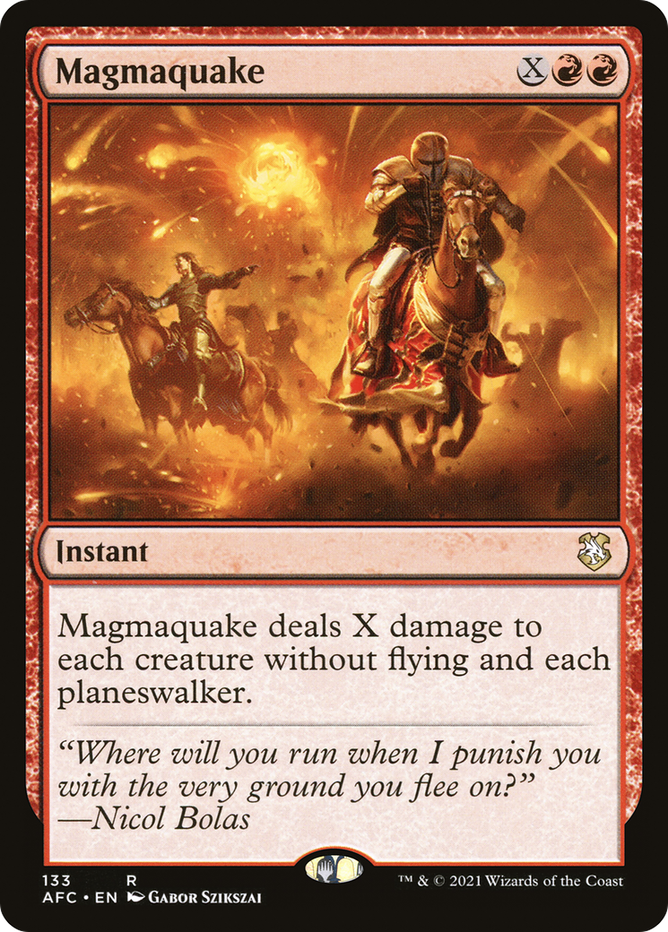Magmaquake [Dungeons & Dragons: Adventures in the Forgotten Realms Commander]-1