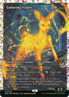 Enduring Vitality (Japan Showcase Fracture Foil) (Japanese) [Duskmourn: House of Horror]-1