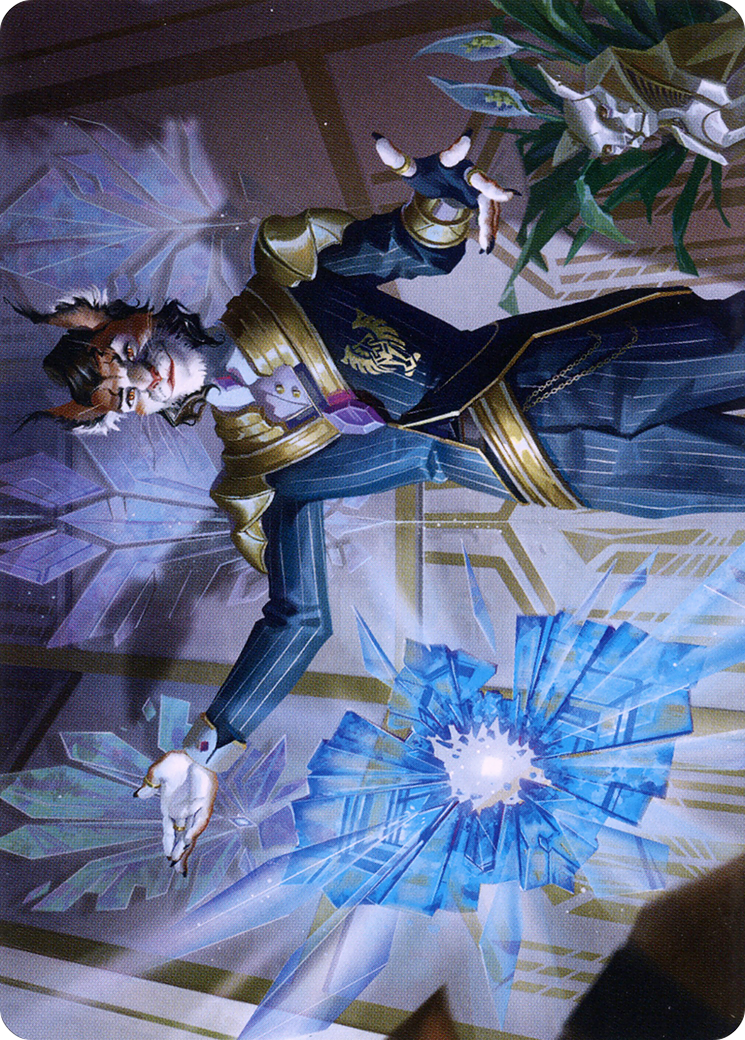 Kros, Defense Contractor // Kros, Defense Contractor (ASNC-044) - New Capenna Art Series (Borderless) Foil-3