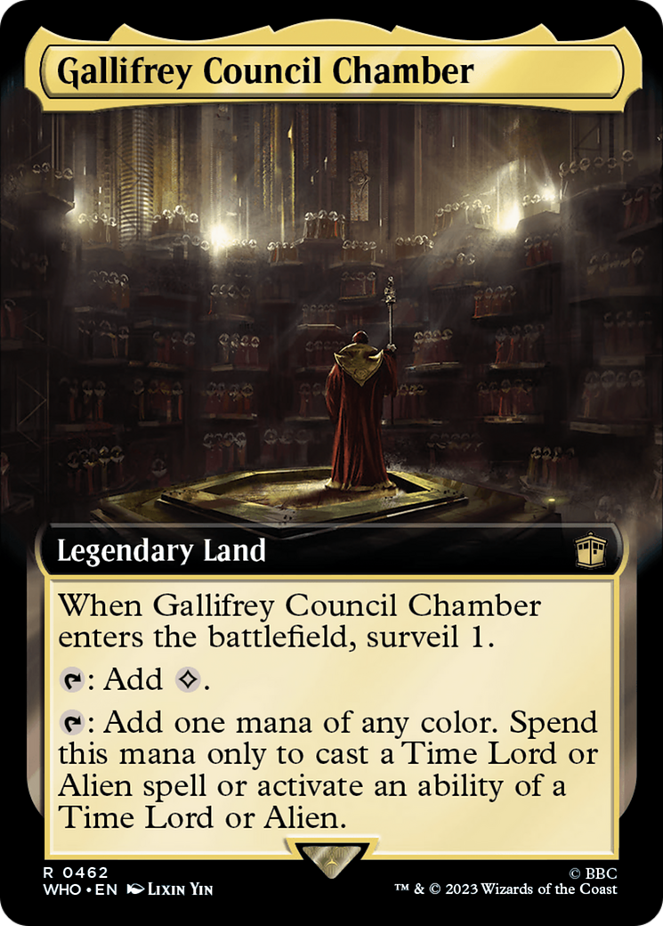 Gallifrey Council Chamber (Extended Art) [Doctor Who]-1
