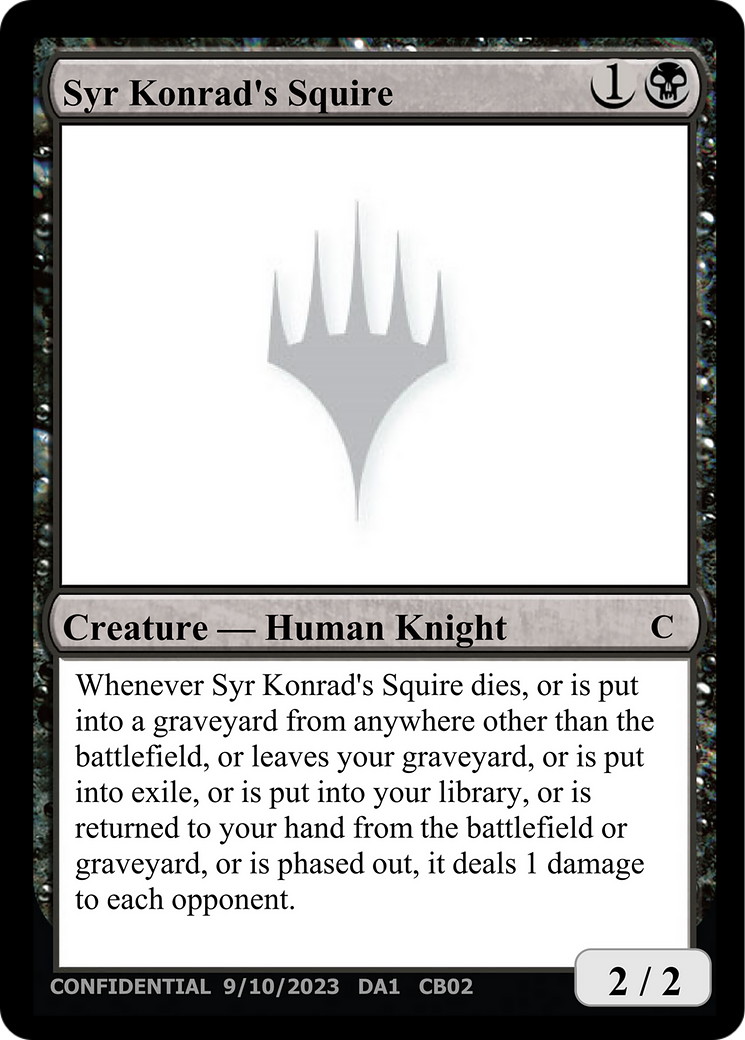 Syr Konrad's Squire (UNK-CB02B) - Unknown Event-1