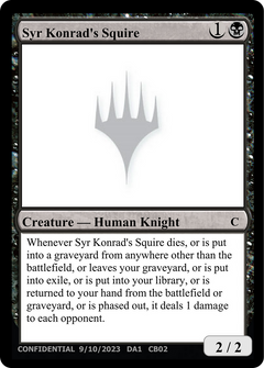 Syr Konrad's Squire (UNK-CB02B) - Unknown Event-1