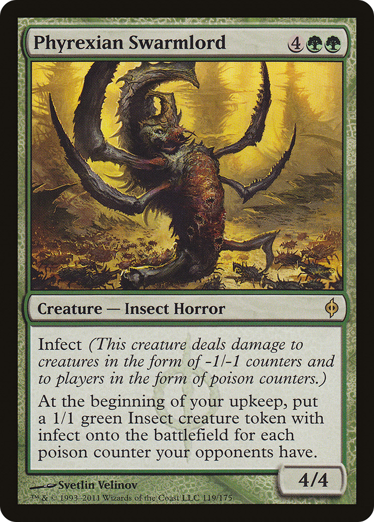 Phyrexian Swarmlord [New Phyrexia]-1