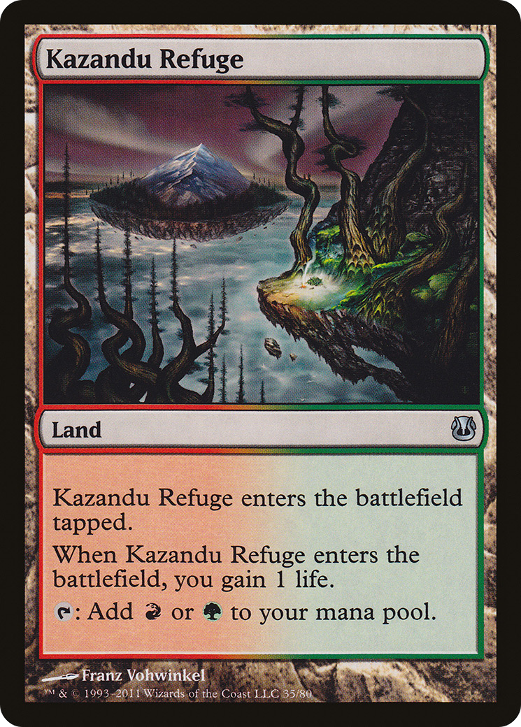 Kazandu Refuge [Duel Decks: Ajani vs. Nicol Bolas]-1