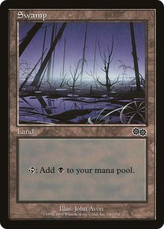 Swamp (340) [Urza's Saga]-1