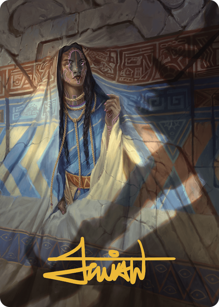 Whispersilk Cloak // Whispersilk Cloak (ALCI-080) - The Lost Caverns of Ixalan Art Series (Borderless) Foil-3