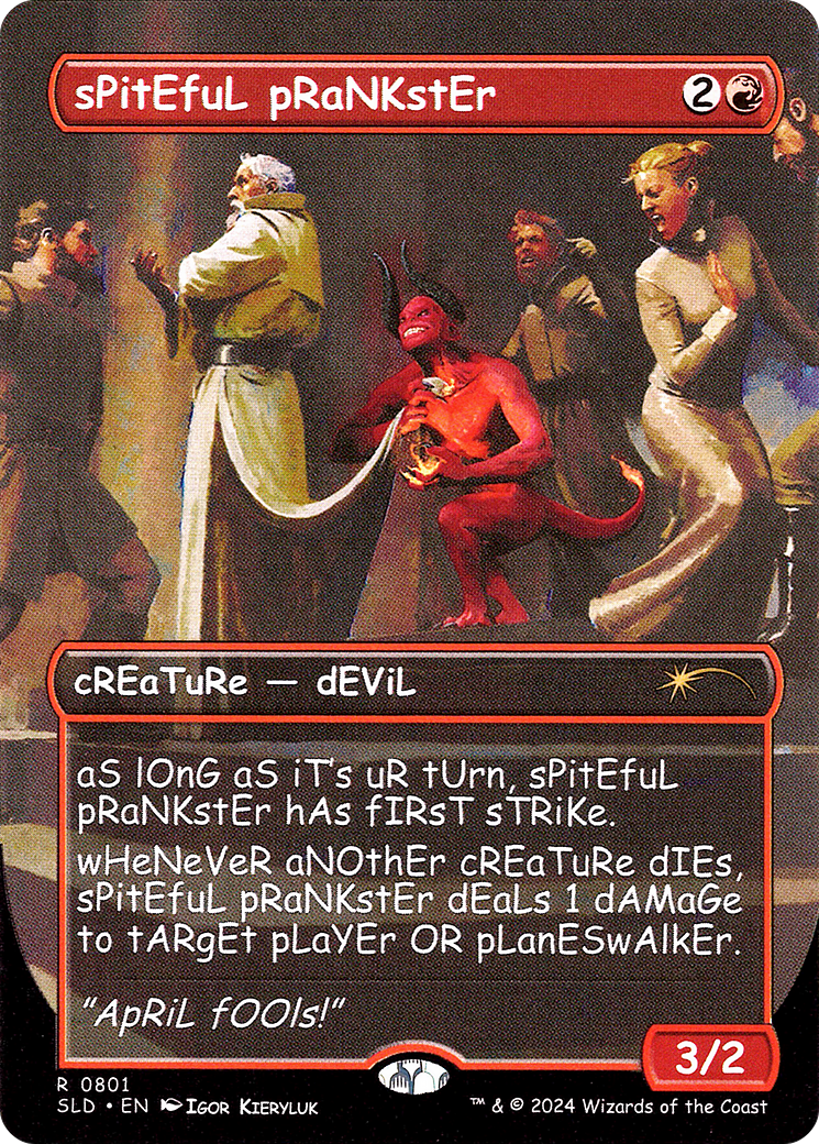 sPitEfuL pRaNKstEr (SLD-801) - Secret Lair Drop (Borderless)-1