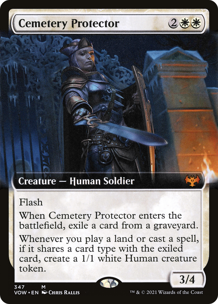 Cemetery Protector (Extended Art) [Innistrad: Crimson Vow]-1
