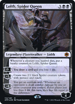 Lolth, Spider Queen (Ampersand Promo) [Dungeons & Dragons: Adventures in the Forgotten Realms Promos]-1