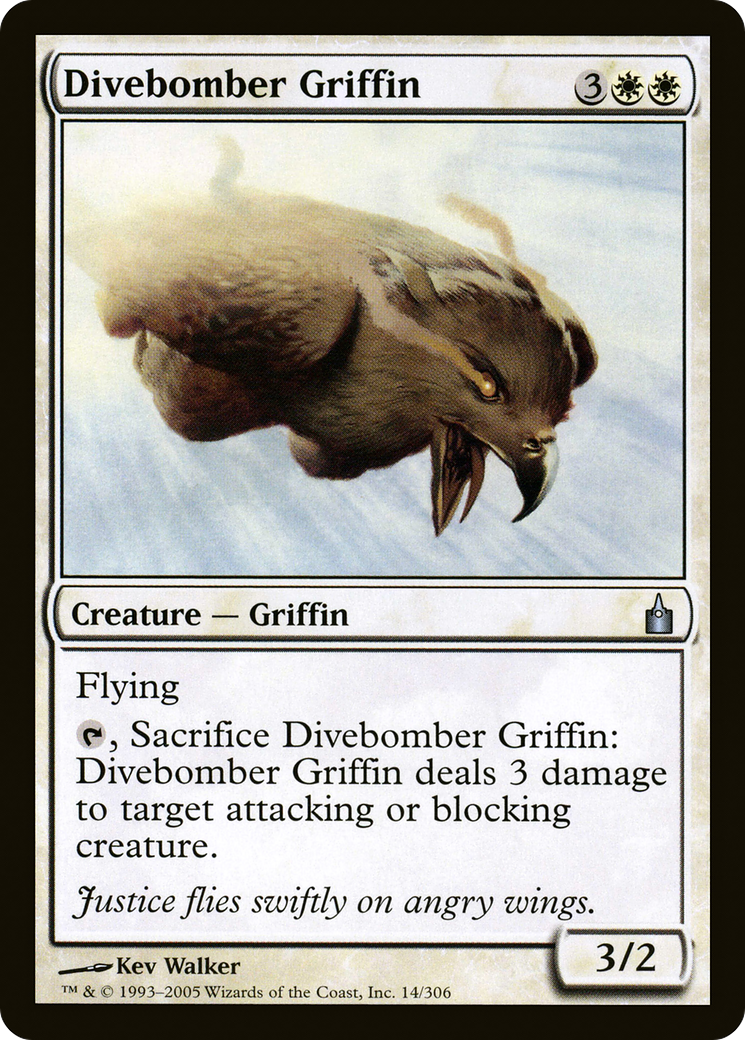 Divebomber Griffin [Ravnica: City of Guilds]-1