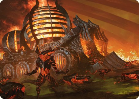 Urabrask's Forge Art Card [Phyrexia: All Will Be One Art Series]-1