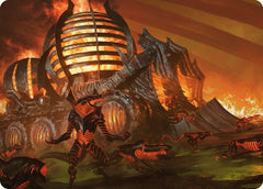 Urabrask's Forge Art Card [Phyrexia: All Will Be One Art Series]-1