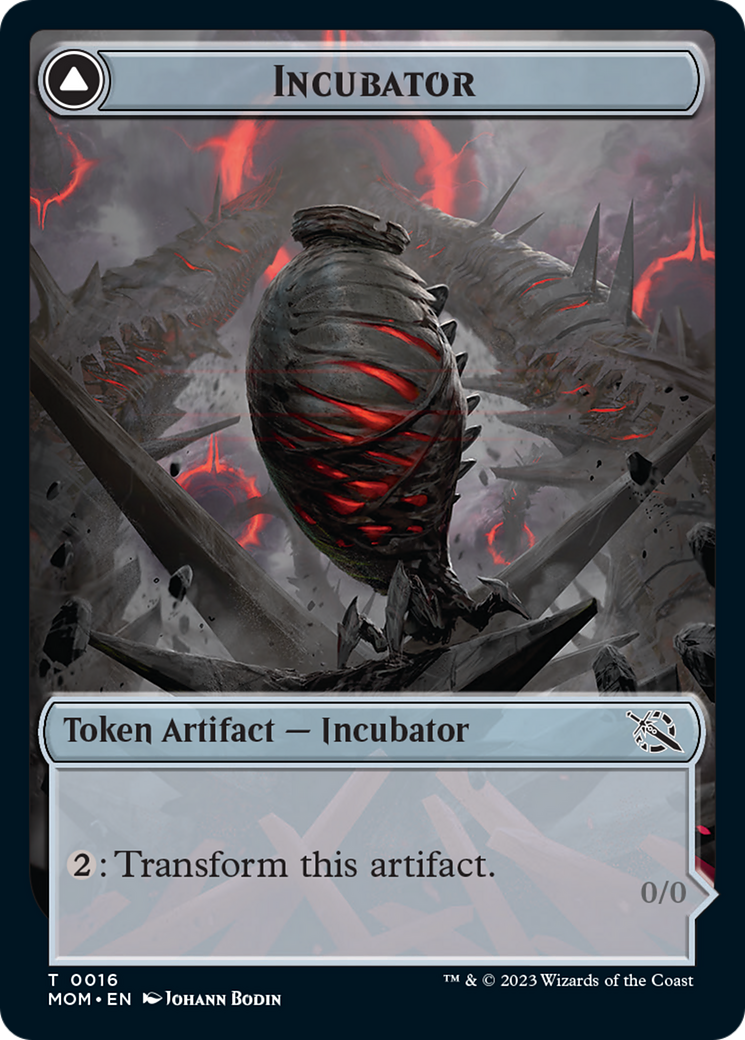 Incubator // Phyrexian (16) Double-Sided Token [March of the Machine Tokens]-1