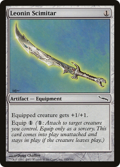 Leonin Scimitar [Mirrodin]-1