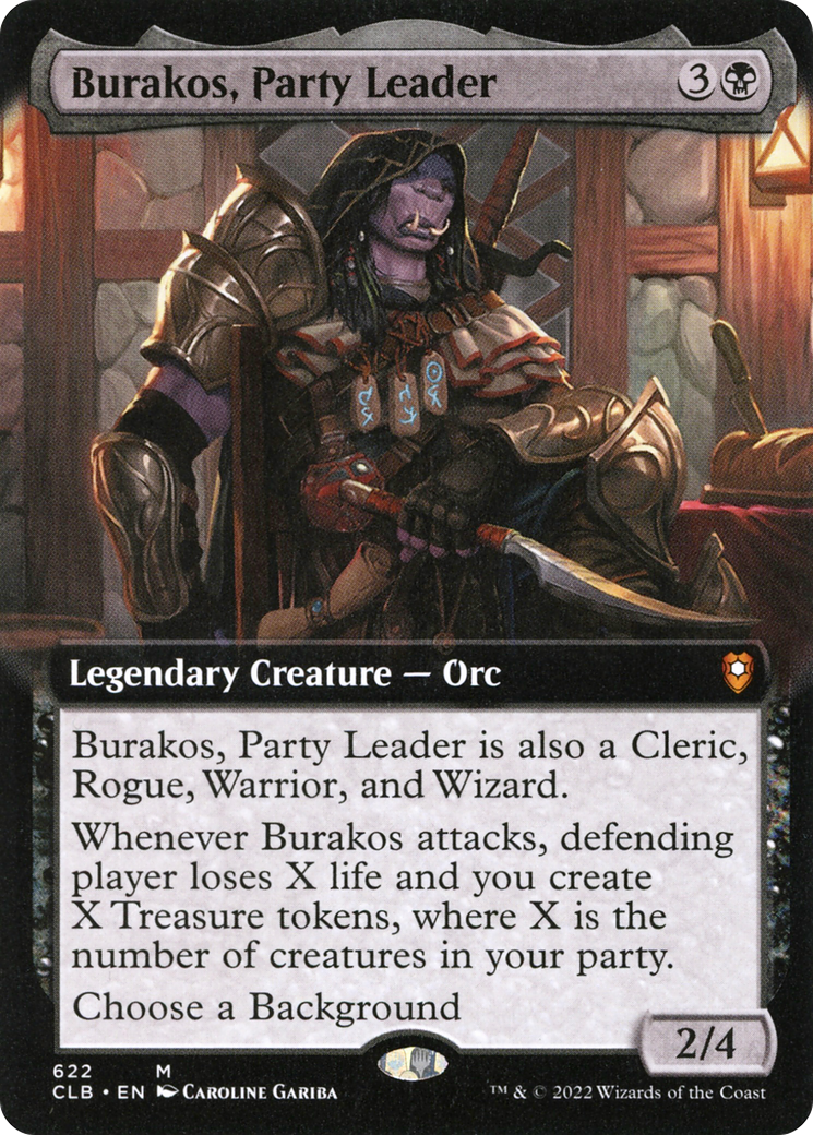 Burakos, Party Leader (Extended Art) [Commander Legends: Battle for Baldur's Gate]-1