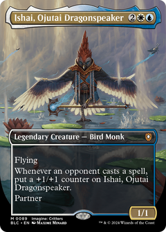 Ishai, Ojutai Dragonspeaker (Borderless) [Bloomburrow Commander]-1