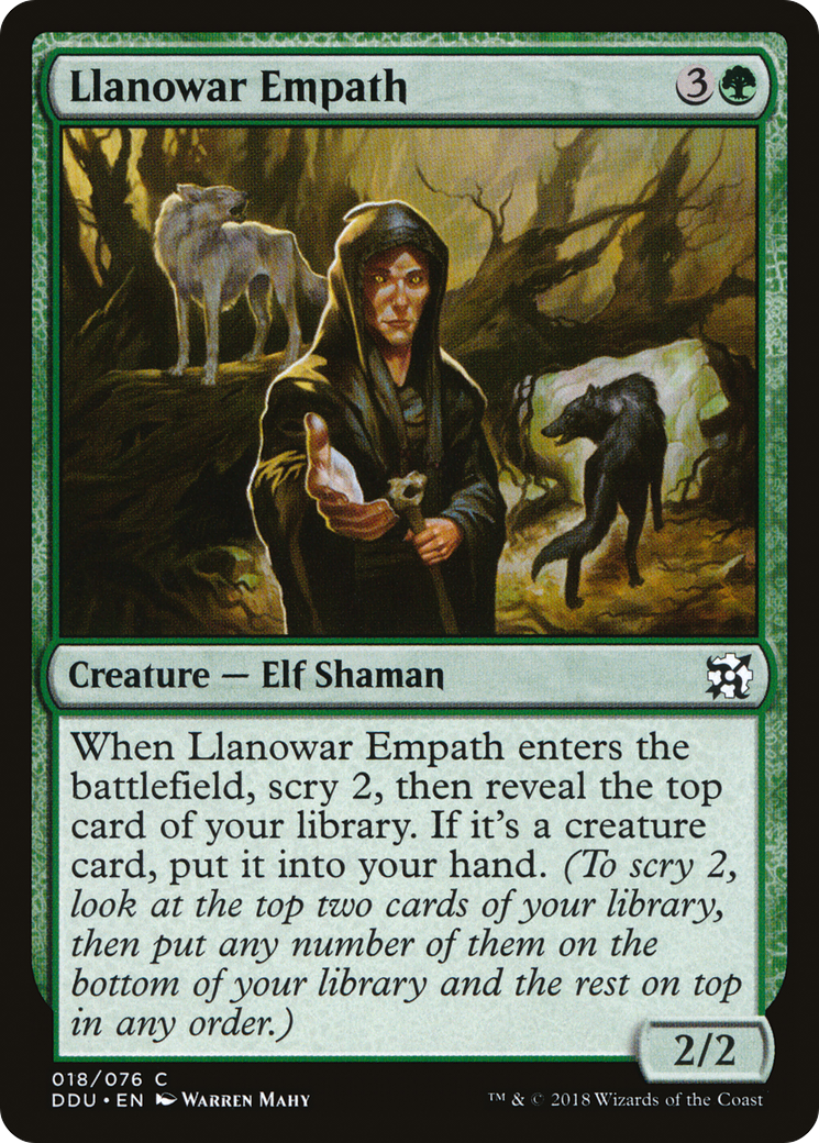 Llanowar Empath [Duel Decks: Elves vs. Inventors]-1